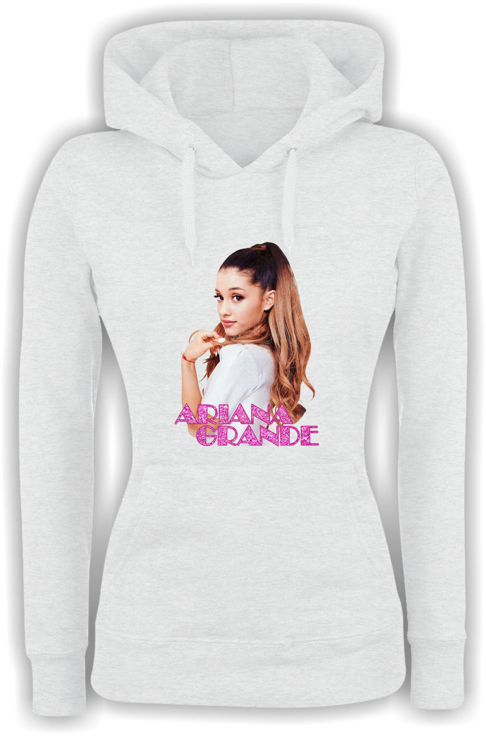 Felpa con cappuccio DONNA & BAMBIN - ARIANA GRANDE - Super vestibilità Top qualità - Social Crazy