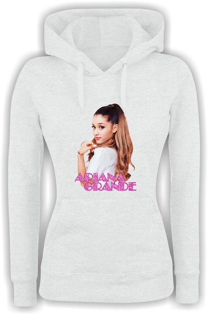 Felpa con cappuccio DONNA & BAMBIN - ARIANA GRANDE - Super vestibilità Top qualità - Social Crazy