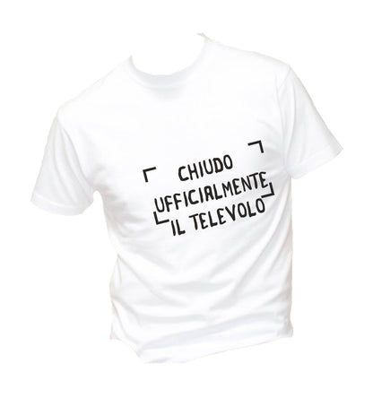 T-Shirt Uomo, Donna & Bambino - CHIUDO UFFICIALMENTE IL TELEVOTO - Maglietta Maglia Tshirt Super vestibilità Top qualità