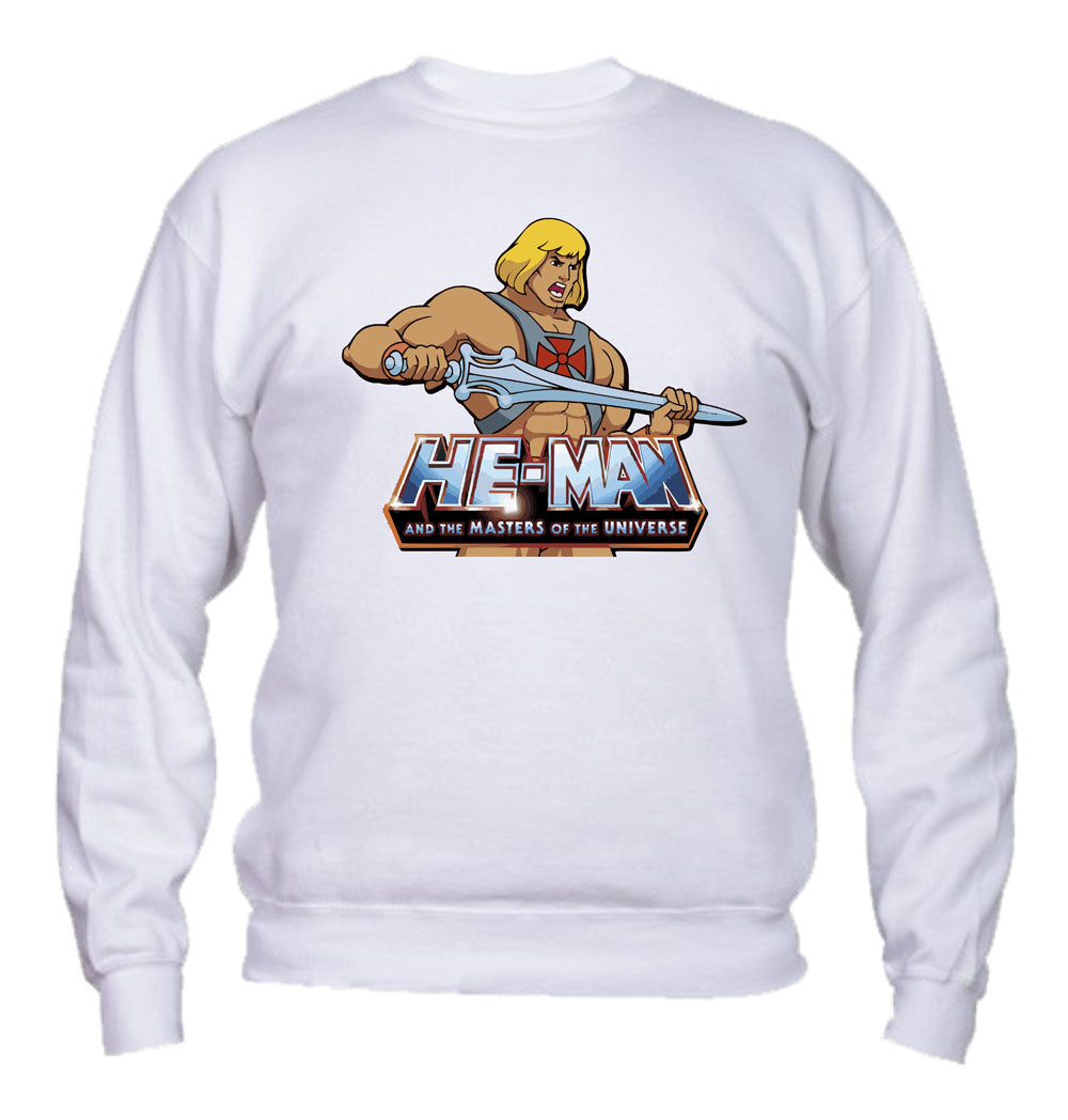 Felpa Girocollo UOMO & BAMBIN - HE MAN - Super vestibilità Top qualità