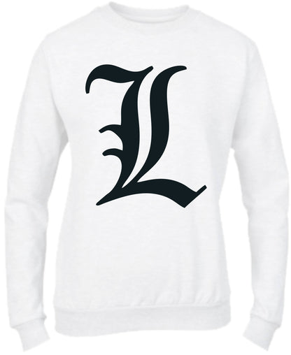 Felpa Girocollo UOMO, DONNA & BAMBIN - LAWLIET DEATH NOTE - Super vestibilità Top qualità