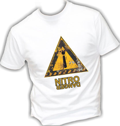 T-Shirt Uomo Donna & Bambino - NITRO DANGER  - Maglietta Maglia Tshirt Super vestibilità Top qualità - Social Crazy