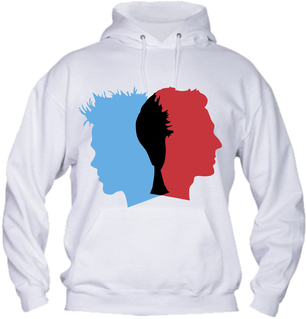 Felpa con cappuccio UOMO, DONNA & BAMBIN - FIGHT CLUB DOUBLE FACES - Super vestibilità Top qualità