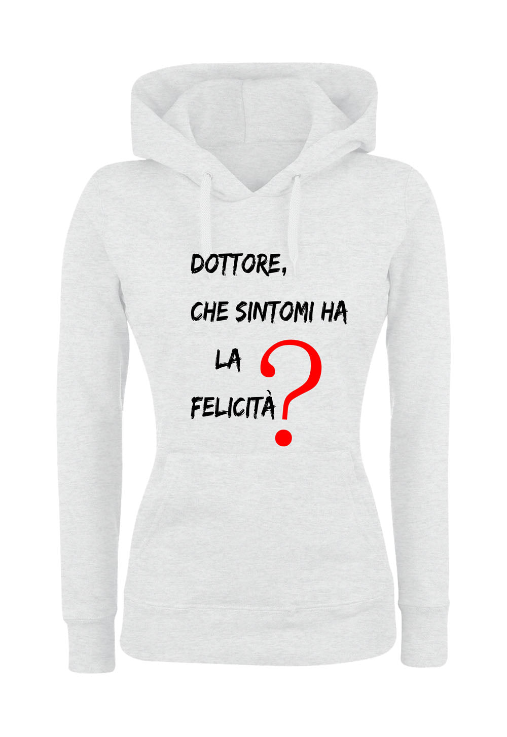 Felpa con cappuccio UOMO, DONNA & BAMBIN - MI FIDO DI TE - Super vestibilità Top qualità