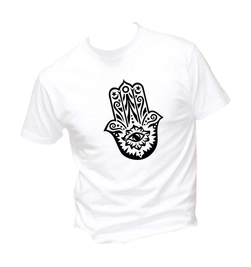 T-Shirt Uomo Donna & Bambino - MANO DI FATIMA - Maglietta Maglia Tshirt Super vestibilità Top qualità