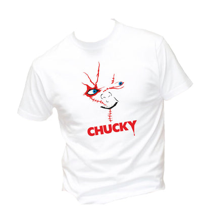 T-Shirt Uomo, Donna & Bambino - CHUCKY - Maglietta Maglia Tshirt Super vestibilità Top qualità