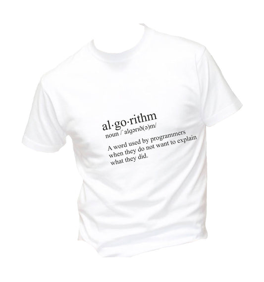 T-Shirt Uomo, Donna & Bambino - ALGORITHM - Maglietta Maglia Tshirt Super vestibilità Top qualità
