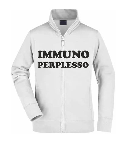 Felpa Unisex Full Zip - IMMUNO PERPLESSO - Super vestibilità Top qualità