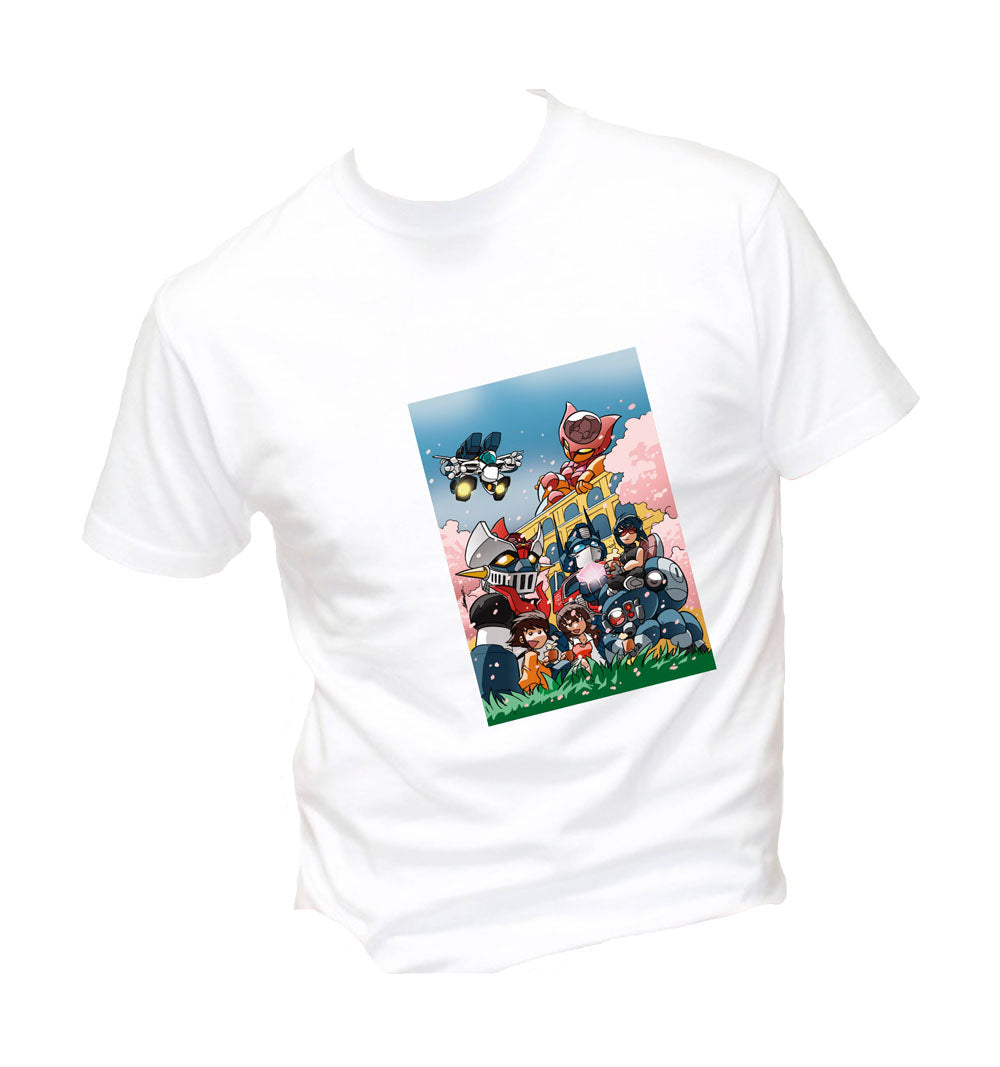 T-Shirt Uomo Donna & Bambino - MECHA'S WORLD - Maglietta Maglia Tshirt Super vestibilità Top qualità