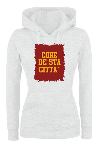 Felpa con cappuccio UOMO, DONNA & BAMBIN - CORE DE STA CITTÀ - Super vestibilità Top qualità
