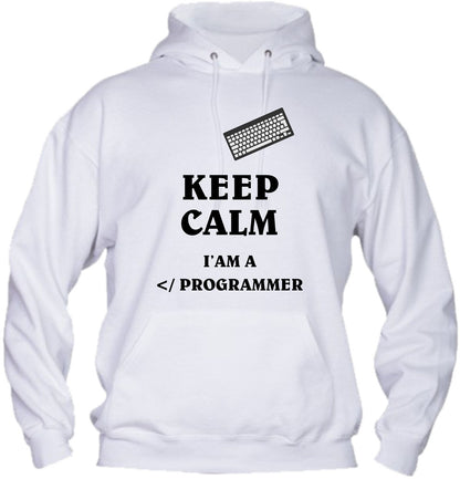 Felpa con cappuccio UOMO, DONNA & BAMBIN - I'M A PROGRAMMER - Super vestibilità Top qualità
