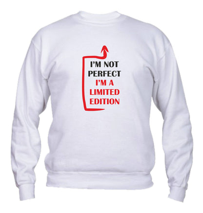 Felpa Girocollo UOMO, DONNA & BAMBIN - I'M LIMITED EDITION - Super vestibilità Top qualità