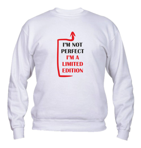 Felpa Girocollo UOMO, DONNA & BAMBIN - I'M LIMITED EDITION - Super vestibilità Top qualità