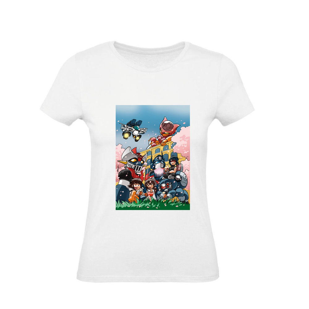 T-Shirt Uomo Donna & Bambino - MECHA'S WORLD - Maglietta Maglia Tshirt Super vestibilità Top qualità