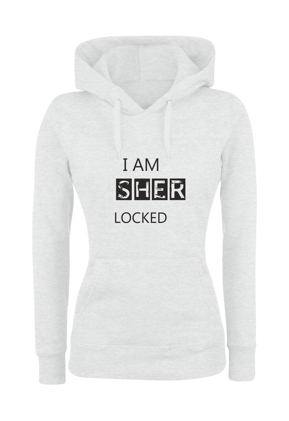 Felpa con cappuccio UOMO, DONNA & BAMBIN - I AM SHERLOCKED - Super vestibilità Top qualità