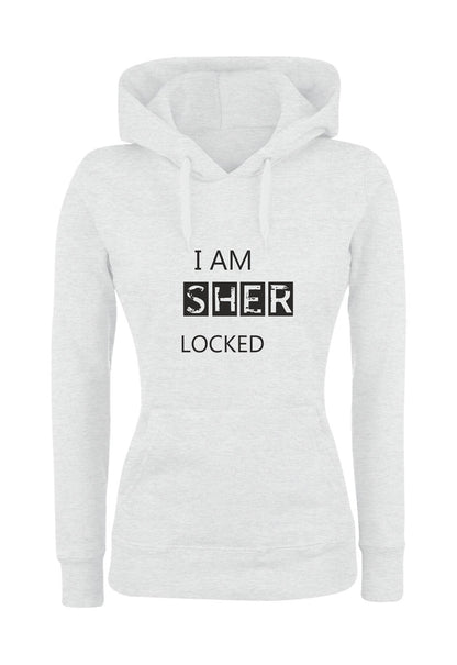 Felpa con cappuccio UOMO, DONNA & BAMBIN - I AM SHERLOCKED - Super vestibilità Top qualità