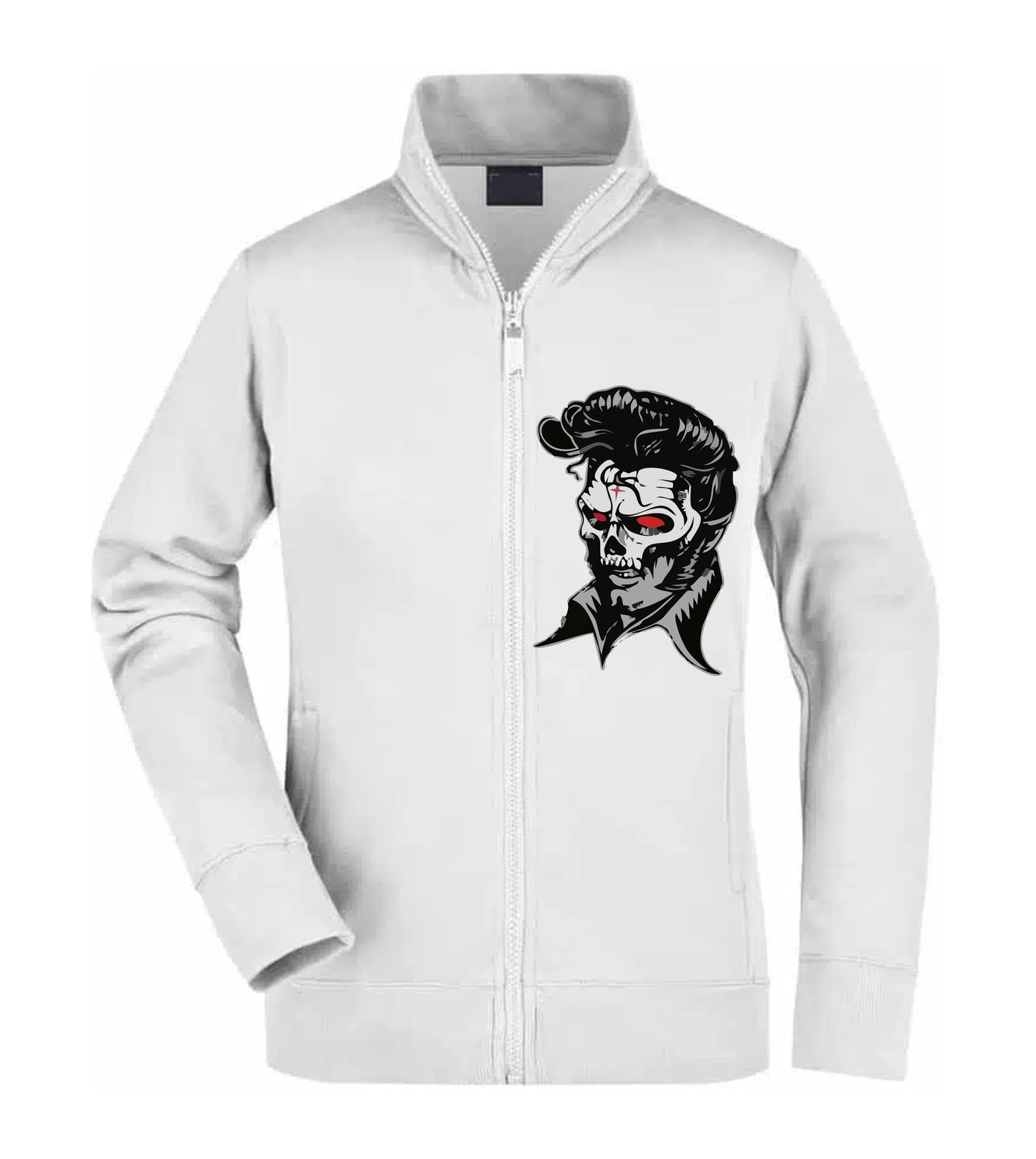 Felpa Unisex Full Zip - HELLVIS BACK - Super vestibilità Top qualità