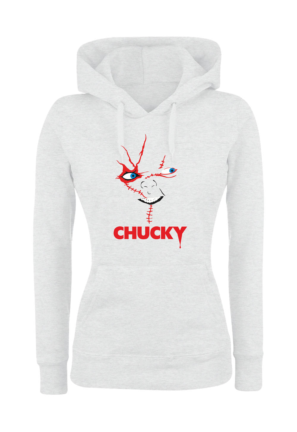 Felpa con cappuccio UOMO, DONNA & BAMBIN - CHUCKY - Super vestibilità Top qualità
