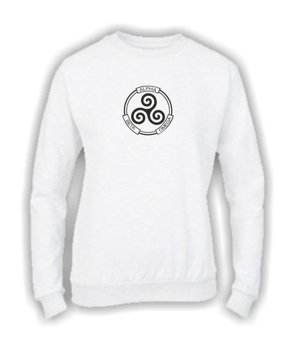 Felpa Girocollo UOMO, DONNA & BAMBIN - ALPHA BETA OMEGA - Super vestibilità Top qualità - Social Crazy