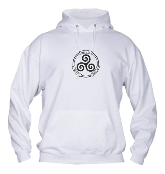 Felpa con cappuccio UOMO, DONNA & BAMBIN - ALPHA BETA OMEGA - Super vestibilità Top qualità