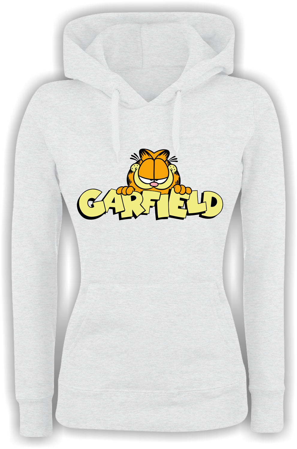 Felpa con cappuccio UOMO, DONNA & BAMBIN - GARFIELD - Super vestibilità Top qualità