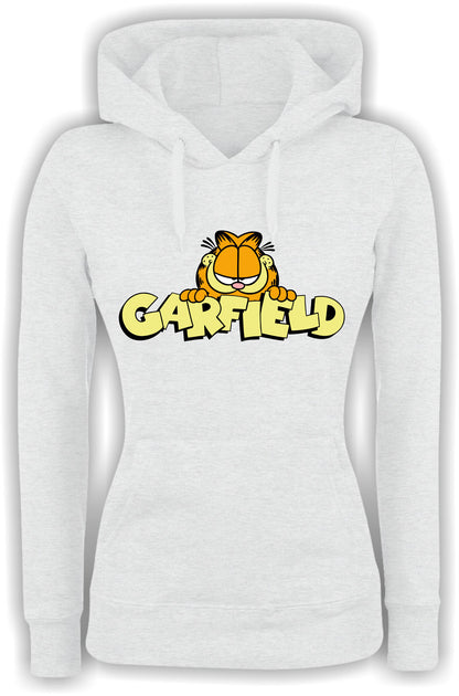Felpa con cappuccio UOMO, DONNA & BAMBIN - GARFIELD - Super vestibilità Top qualità