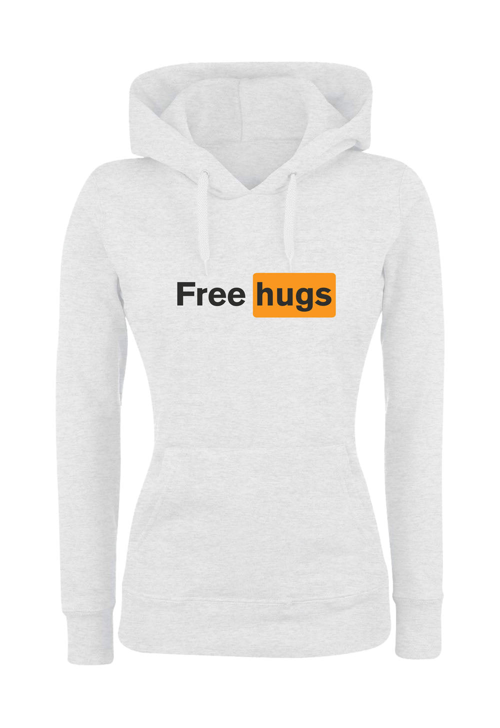 Felpa con cappuccio UOMO, DONNA & BAMBIN - FREE HUGS - Super vestibilità Top qualità