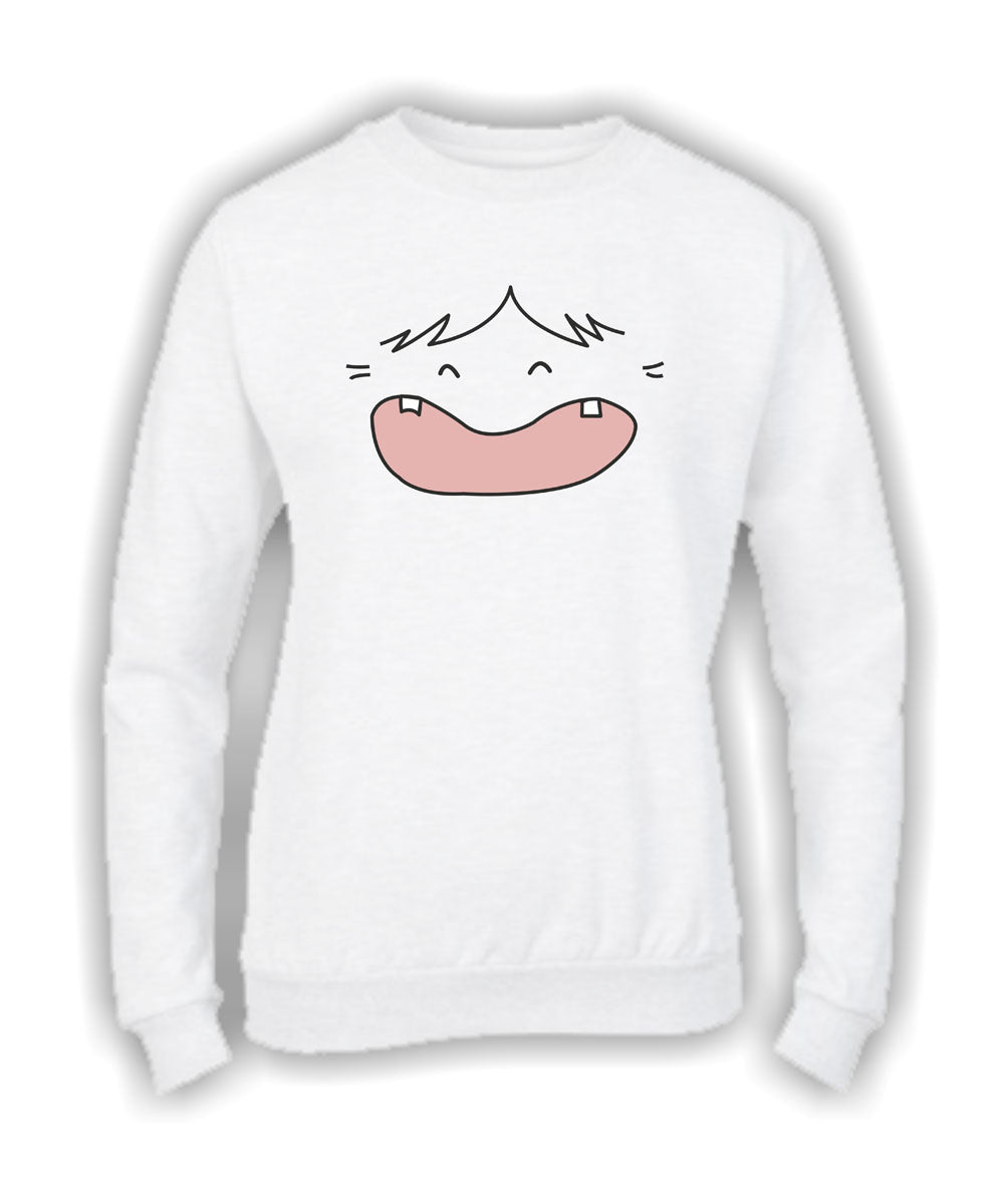 Felpa Girocollo UOMO, DONNA & BAMBIN - HELLO SPANK LINE ART - Super vestibilità Top qualità