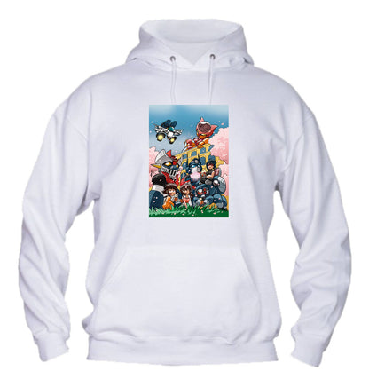 Felpa con cappuccio UOMO, DONNA & BAMBIN - MECHA'S WORLD - Super vestibilità Top qualità