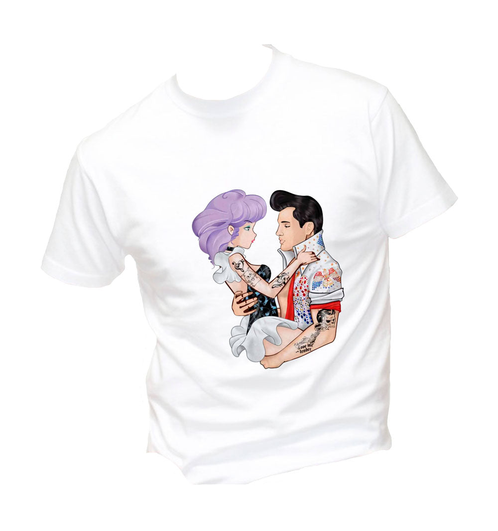 T-Shirt Uomo, Donna & Bambino - ELVIS E CREAMY - Maglietta Maglia Tshirt Super vestibilità Top qualità