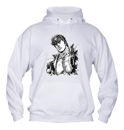 Felpa con cappuccio UOMO & BAMBIN - KEN IL GUERRIERO - Super vestibilità Top qualità