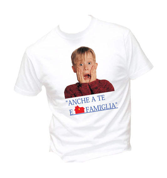T-Shirt Uomo, Donna & Bambino - A TE E FAMIGLIA - Maglietta Maglia Tshirt Super vestibilità Top qualità