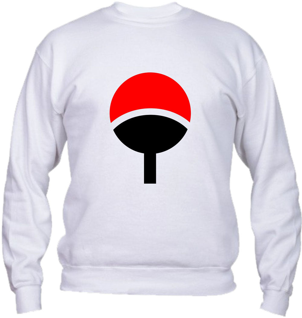 Felpa Girocollo UOMO, DONNA & BAMBIN - VENTAGLIO UCHIHA - Super vestibilità Top qualità