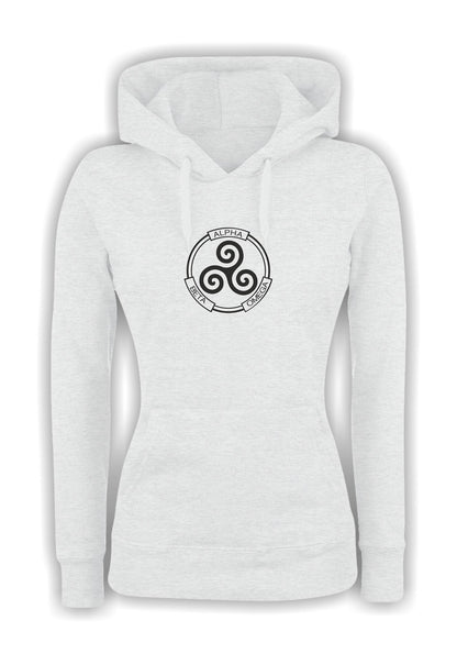 Felpa con cappuccio UOMO, DONNA & BAMBIN - ALPHA BETA OMEGA - Super vestibilità Top qualità - Social Crazy