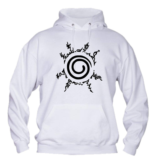 Felpa con cappuccio UOMO, DONNA & BAMBIN - NARUTO SIGILLO OTTAGONALE - Super vestibilità Top qualità