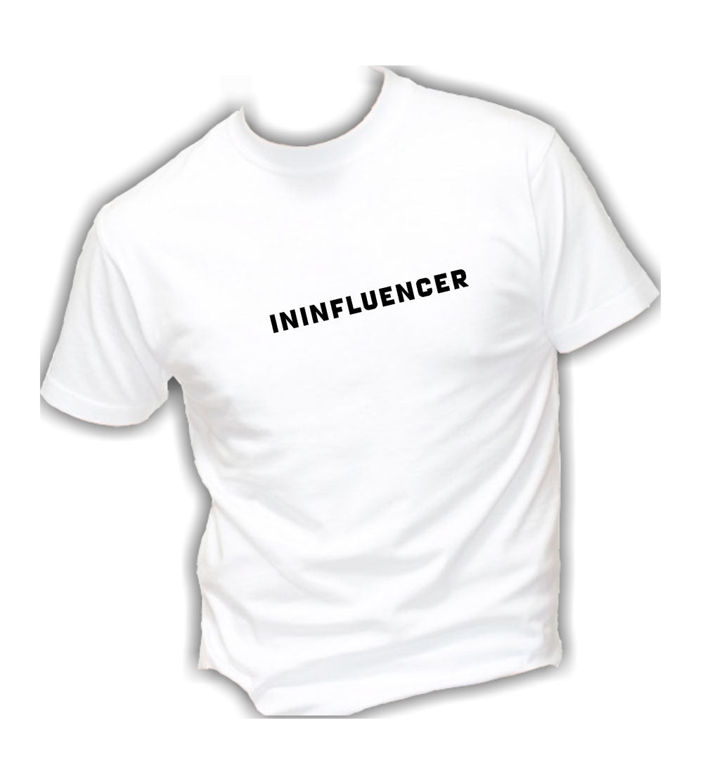 T-Shirt Uomo Donna & Bambino - ININFLUENCER  - Maglietta Maglia Tshirt Super vestibilità Top qualità