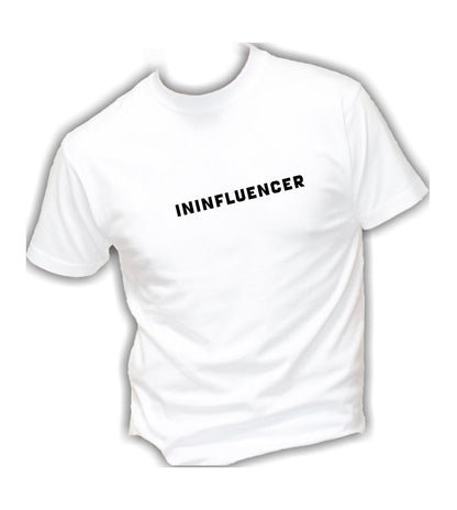 T-Shirt Uomo Donna & Bambino - ININFLUENCER  - Maglietta Maglia Tshirt Super vestibilità Top qualità