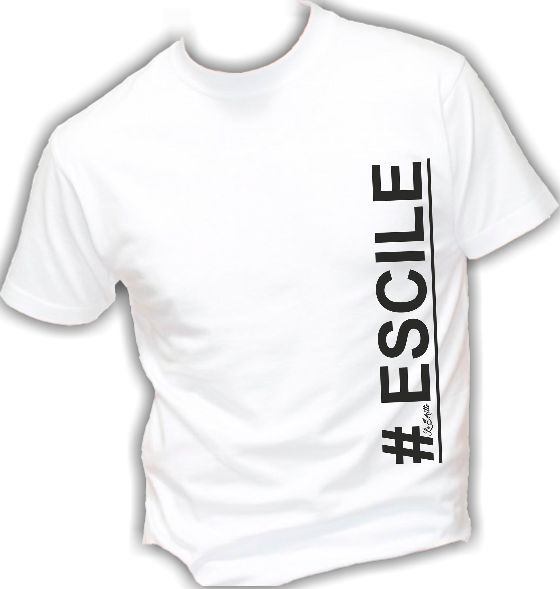 T-Shirt Uomo - #ESCILE - Maglietta Maglia Tshirt Super vestibilità Top qualità - Social Crazy