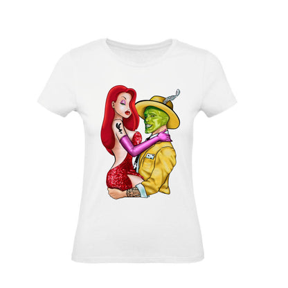 T-Shirt Uomo Donna & Bambino - JESSICA RABBIT E THE MASK - Maglietta Maglia Tshirt Super vestibilità Top qualità