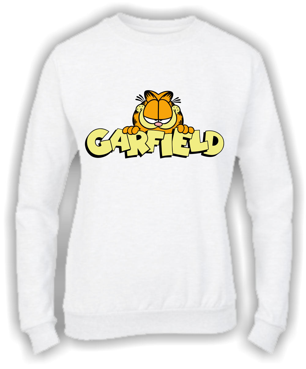 Felpa Girocollo UOMO, DONNA & BAMBIN - GARFIELD - Super vestibilità Top qualità