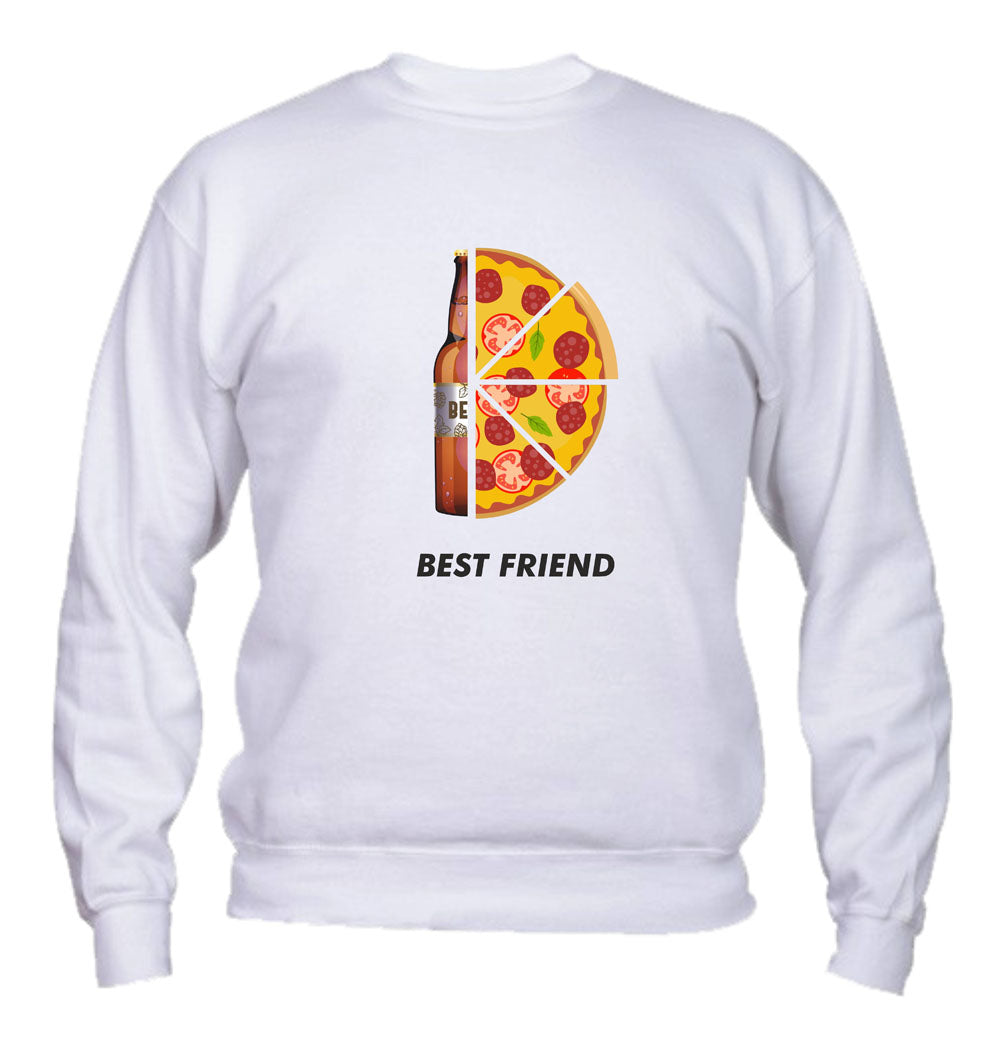 Felpa Girocollo UOMO, DONNA & BAMBIN - BEST FRIEND - Super vestibilità Top qualità