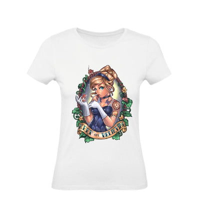 T-Shirt Donna & Bambino - CENERENTOLA TATUATA - Maglietta Maglia Tshirt Super vestibilità Top qualità (copia)