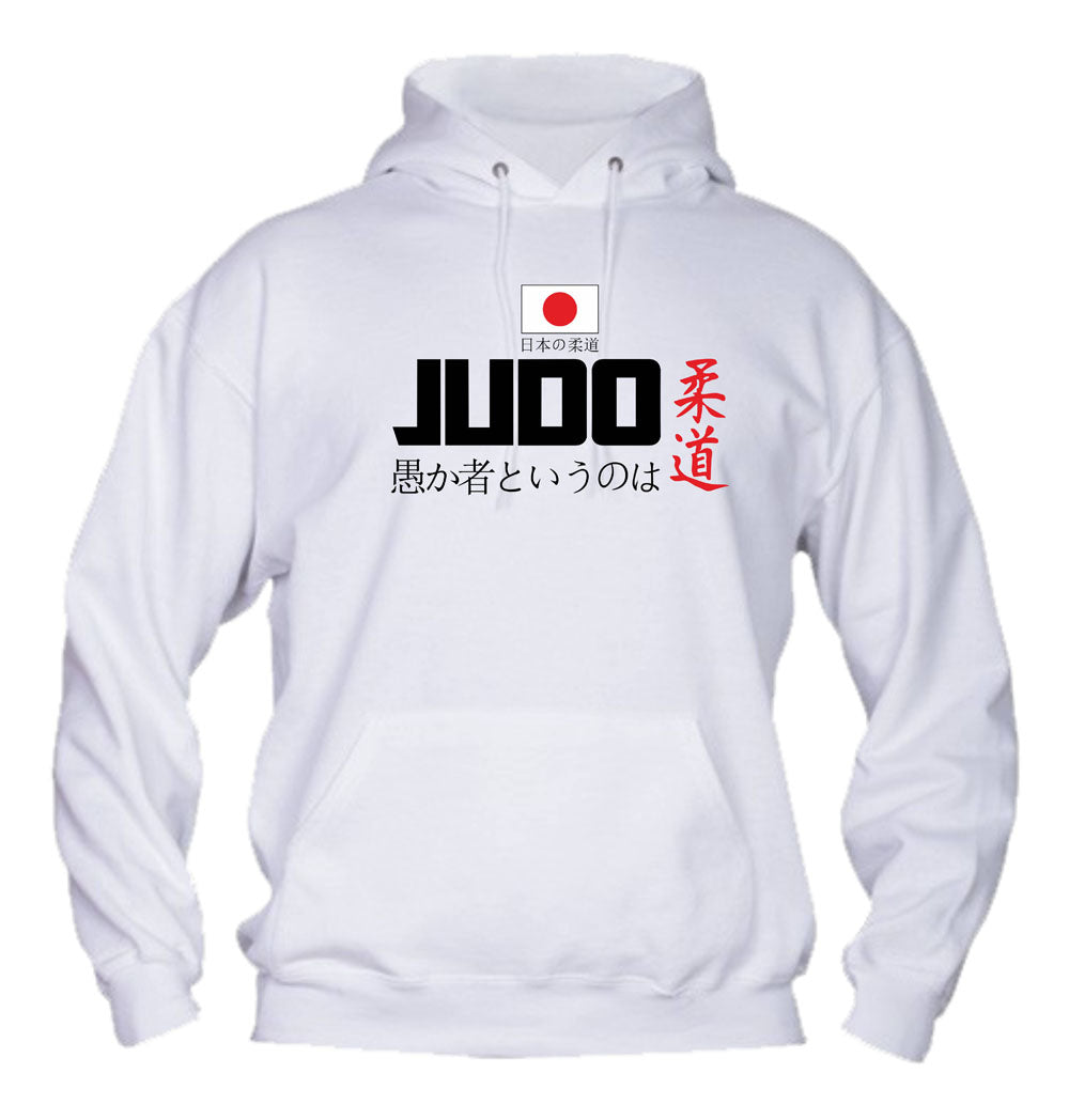 Felpa con cappuccio UOMO, DONNA & BAMBIN - JUDO - Super vestibilità Top qualità