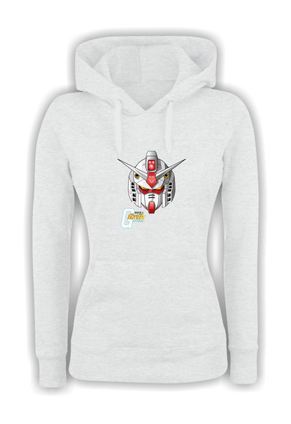 Felpa con cappuccio UOMO, DONNA & BAMBIN - GUNDAM HEAD - Super vestibilità Top qualità