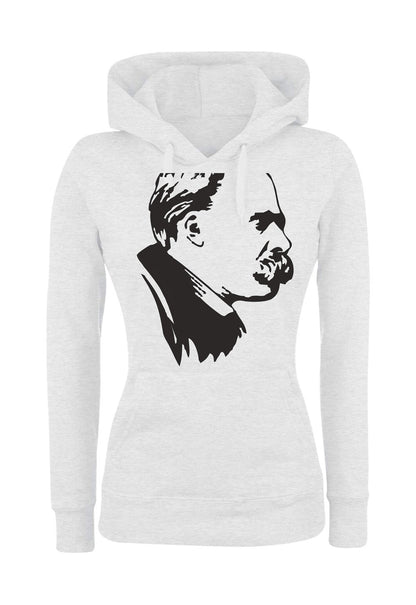 Felpa con cappuccio UOMO, DONNA & BAMBIN - Friedrich Nietzsche - Super vestibilità Top qualità - Social Crazy