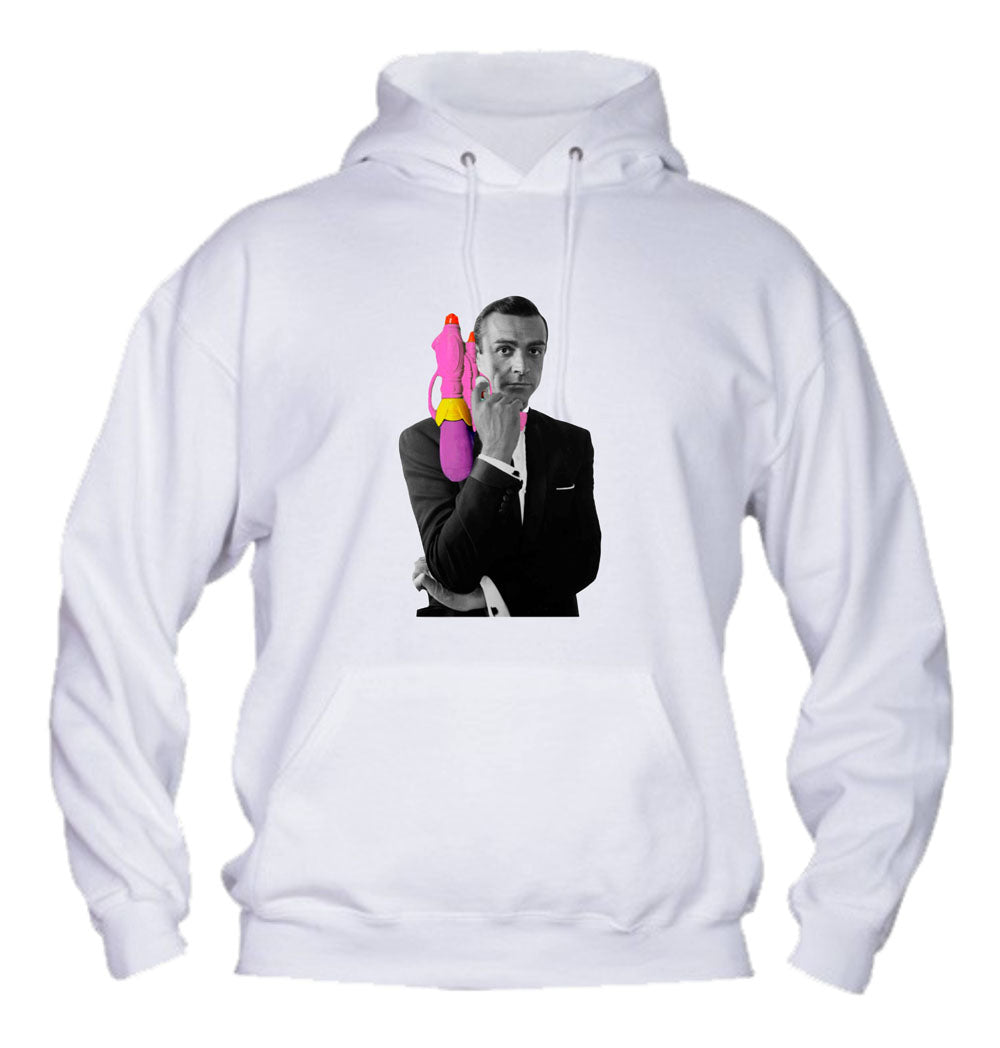 Felpa con cappuccio UOMO, DONNA & BAMBIN - AGENTE SPECIALE - Super vestibilità Top qualità - Social Crazy