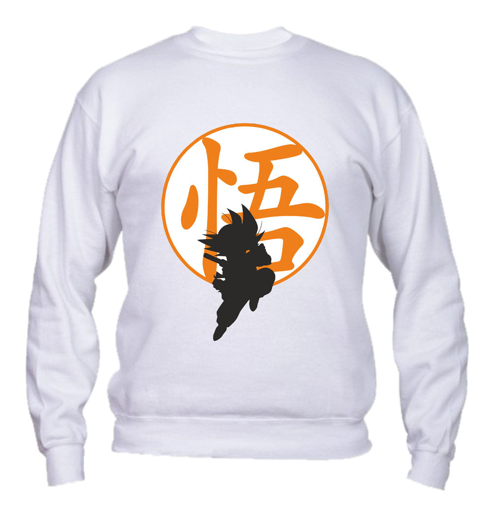 Felpa Girocollo UOMO, DONNA & BAMBIN - GOKU - Super vestibilità Top qualità