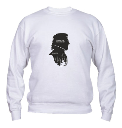 Felpa Girocollo UOMO, DONNA & BAMBIN - AFTER ALL THIS TIME - Super vestibilità Top qualità - Social Crazy