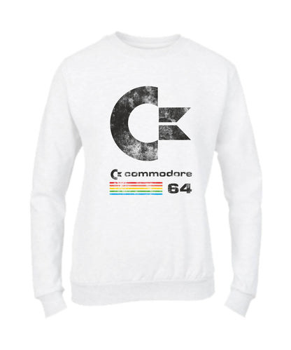 Felpa Girocollo UOMO, DONNA & BAMBIN - COMMODORE 64 - Super vestibilità Top qualità