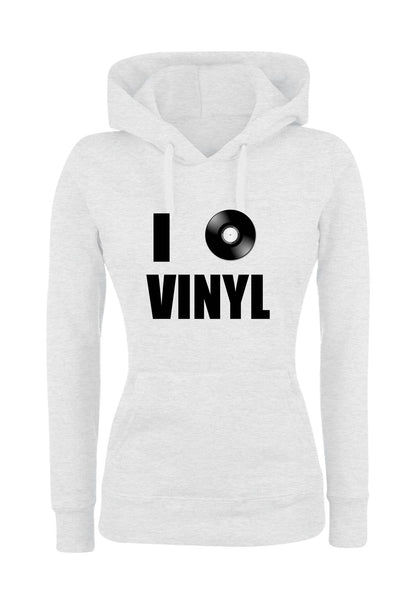 Felpa con cappuccio UOMO, DONNA & BAMBIN - I LOVE VINYLS - Super vestibilità Top qualità